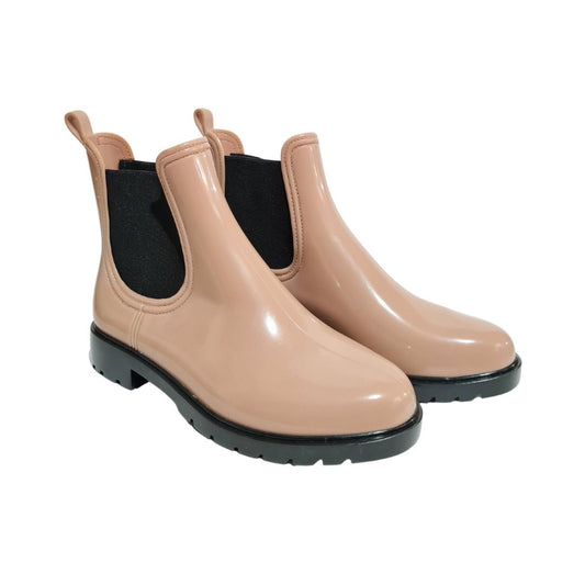 Botas Ari / Beige - Suela Negra